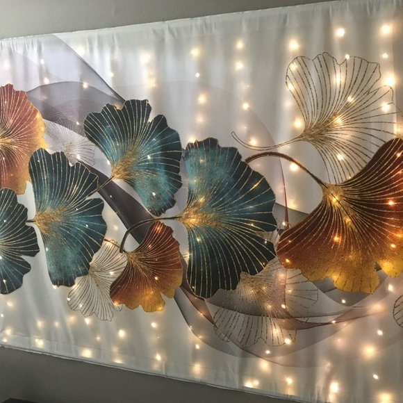 Boho Bedroom Floral Decor; Large Bohemian Room Wall Art; Nature Scene Gift Item - Picture 2 of 12